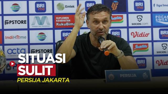 Berita video Pelatih Persija Jakarta, Thomas Doll, mengungkapkan situasi-situasi sulit saat ini yang dialami timnya saat mengarungi BRI Liga 1 2022/2023, Kamis (16/3/2023).
