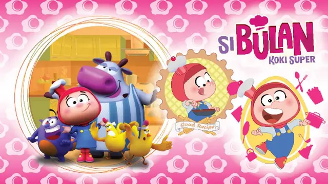 Serial Animasi Si Bulan Koki Super