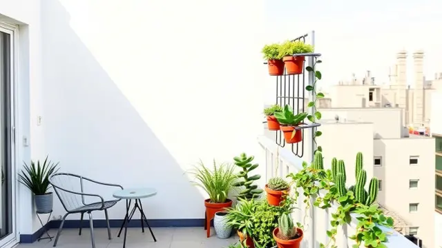 Rooftop Minimalis dengan Taman Kecil
