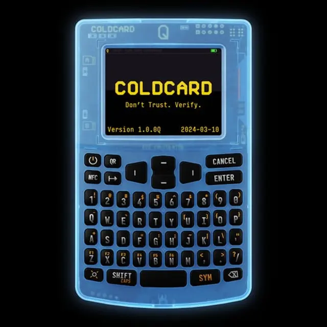 Coldcard, dompet perangkat keras (hardware wallet) khusus Bitcoin buatan perusahaan Coinkite. (Dok store.coinkite.com)