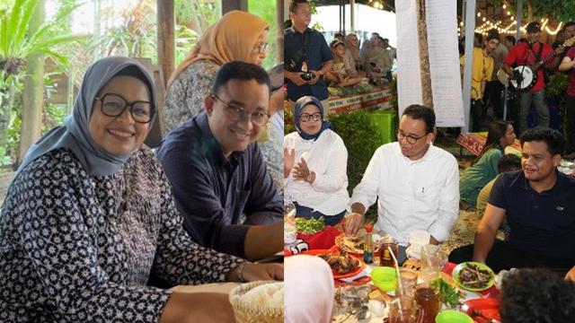 Momen Anies Baswedan Kumpul dan Makan Bareng Keluarga di Yogyakarta Saat Tahun Baru 2024