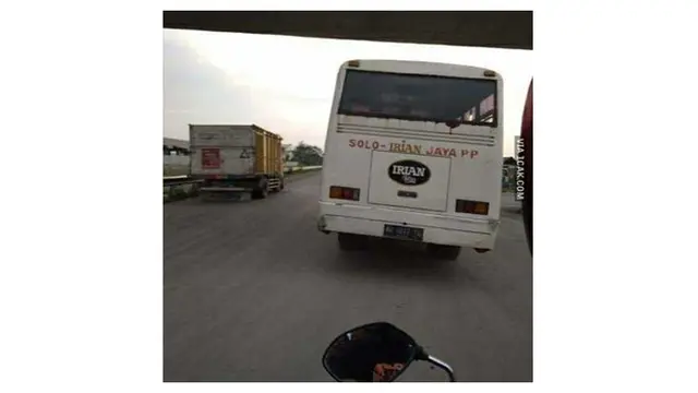7 Potret Jurusan Angkot dan Bus Ini Nyeleneh Banget, Bikin Geleng Kepala
