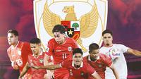 Timnas Indonesia - Jens Raven, Dimas Drajad, Rafael Struick, Ramadhan Sananta, Hokky Caraka, Ragnar Oratmangoen (Bola.com/Adreanus Titus)