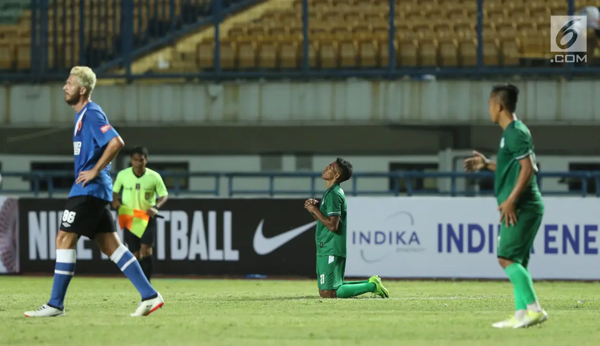 PSMS bisa tampil mengejutkan lawan Persib (Liputan6.com/Helmi Fithriansyah)