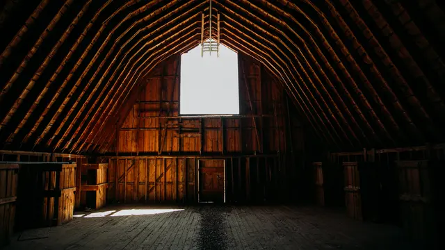 ilustrasi lumbung barn