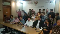 TKN menggelar jumpa pers di Posko Cemara, Jakarta. (Liputan6.com/Putu Merta Surya Putra)