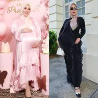 Lihat lagi beberapa potret gaya bumil pamer baby bump ala Syahrini.