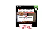 Cek Fakta: Hoaks Jusuf Hamka Bagikan Uang Tunai Rp 50 Juta dengan Unggah Data Buku Tabungan di Facebook
