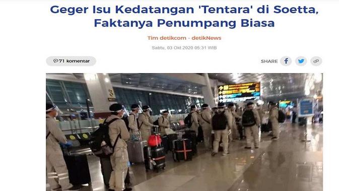 Gambar Tangkapan Layar Artikel dari Situs detik.com