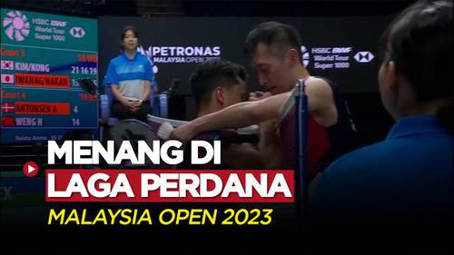VIDEO: Anthony Ginting dan Gregoria Mariska Sukses Raih Kemenangan di Laga Perdana Malaysia Open 2023