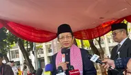 Imam Besar Masjid Istiqlal Nasaruddin Umar mengatakan Masjid Istiqlal menerima total 50 ekor sapi dari sejumlah pejabat negara di Hari Raya Idul Adha 1445 Hijriah. (Winda Nelfira).