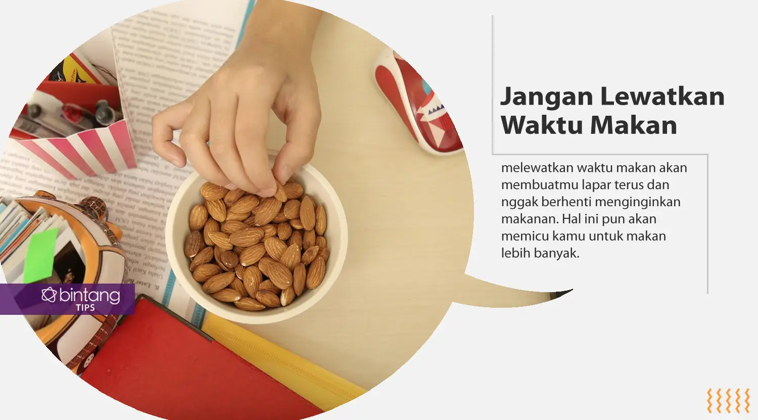 Trik menghindari nyemil. (Foto: Daniel Kampua, Digital Imaging: Nurman Abdul Hakim/Bintang.com)