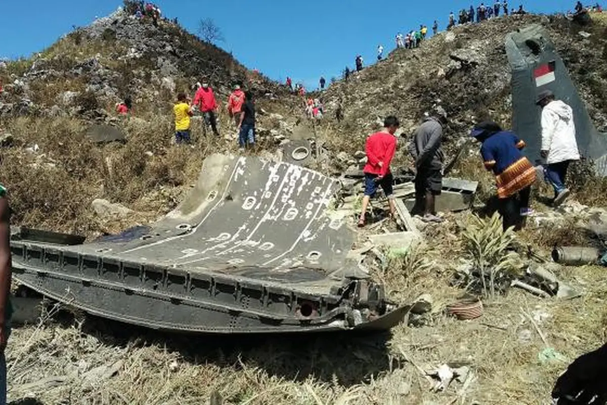 Pesawat Hercules yang Jatuh Belum Berumur Satu Tahun