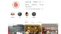 Akun Instagram Prabowo Subianto berganti jadi gambar semangka untuk mendukung Palestina (Foto: Screenshot IG Prabowo).