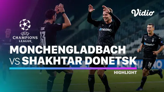 Berita video, Borussia Monchengladbach menang 4-0 atas Shakhtar Donetsk di fase grup Liga Champions
