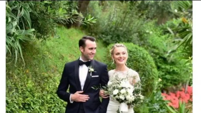 Matthew Lewis akhirnya resmi menikahi sang kekasih (foto:@matthewlewis)