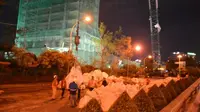 Belum Juga Roboh, Pancang Gedung Bank Panin Akan Ditarik
