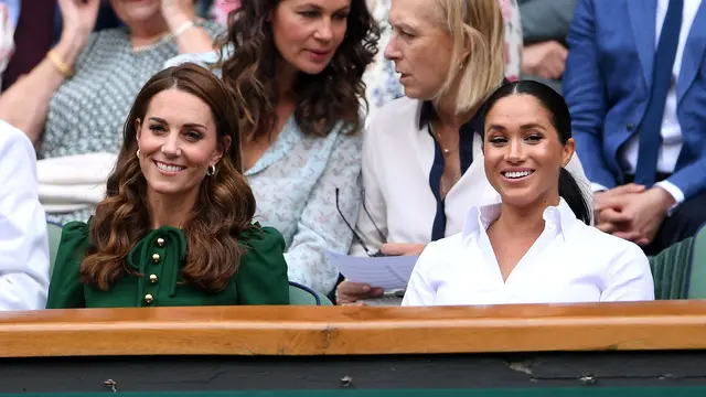 Momen Akrab Kate Middleton dan Meghan Markle di Final Wimbledon