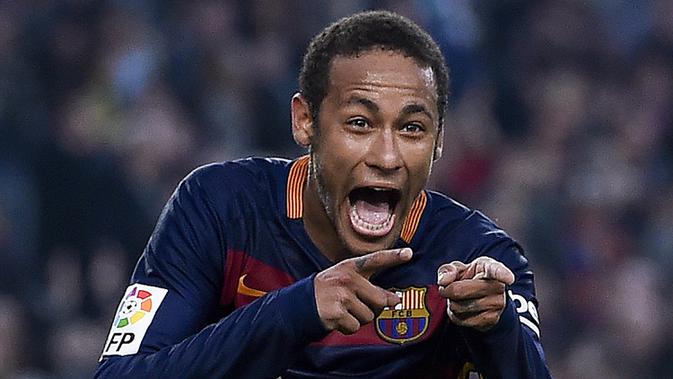 Neymar saat masih di Barcelona(AFP/Josep Lago)