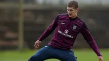 John Stones, Bek Timnas Inggris dan Everton. (EPA/PETER POWELL)