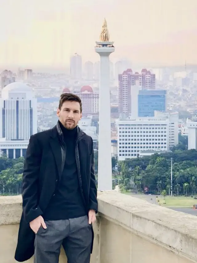 Batal ke Indonesia, Ini 5 Foto Editan Lionel Messi Tanggapan Netizen yang Kecewa
