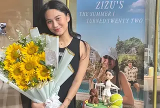 Momen ultah Azizah Salsha ke-22. [IG: @azizahsalsha_]