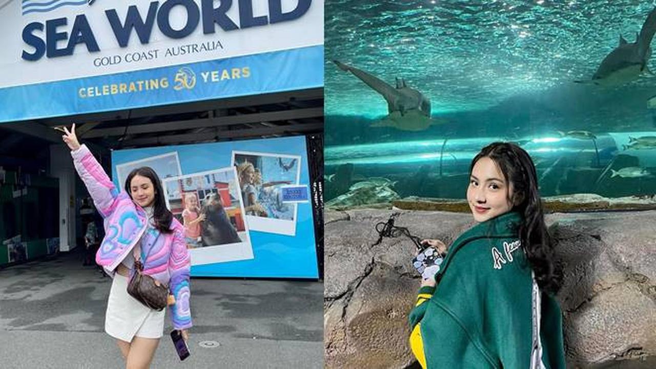 Tampil Stylish, Ini 7 Potret Angie Marcheria Saat Liburan ke Australia