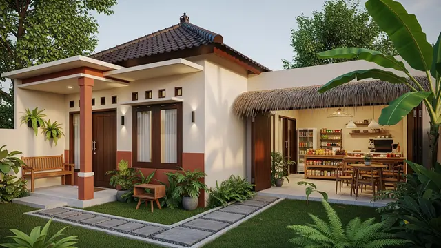 Desain Rumah Kecil tapi Nyaman untuk Usaha
