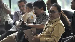 Zulkifli Hasan diperiksa dalam kapasitasnya sebagai mantan Menteri Kehutanan di periode pemeritahan kemarin, Jakarta, Selasa (11/11/2014). (Liputan6.com/Miftahul Hayat) 