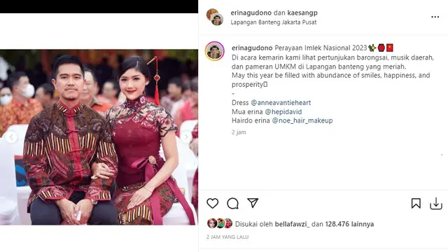 Kaesang Pangarep - Erina Gudono (Foto: Instagram/@erinagudono)