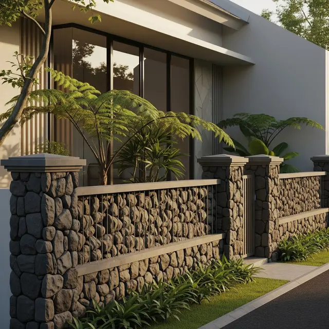 Model Pagar Rumah Kecil Tapi Kokoh dan Elegan