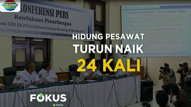 Diketahui bahwa selama 11 menit terakhri sebelum pesawat beregistrasi PK-LQP tersebut jatuh, hidung pesawat turun secara otomasis sebanyak 24 kali.