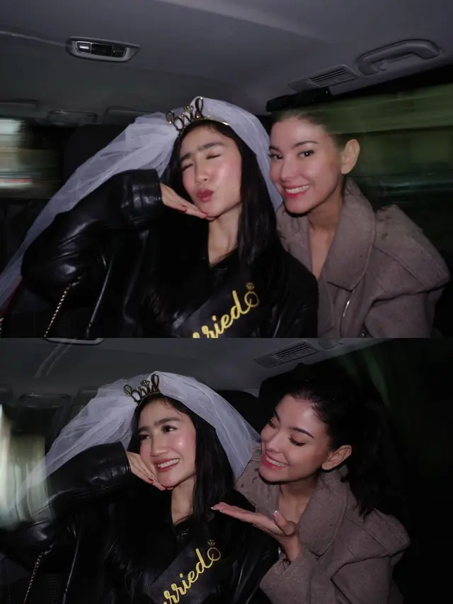 6 Potret Kejutan Bridal Shower Febby Rastanty dari Enzy dan Medina Dina di Paris