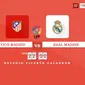 Atletico Madrid vs Real Madrid (Liputan6.com/Sangaji)