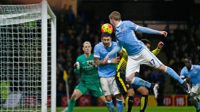 Watford vs Manchester City 1-2, Dua Gol dalam 3 Menit