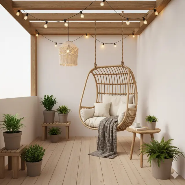 Desain Teras Multifungsi untuk Rumah Kecil. Gemini