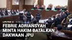 Mantan Jampidsus Febrie Adriansyah meminta Majelis Hakim membatalkan dakwaan Jaksa Penuntut Umum dalam perkara dugaan pemerasan dan pencucian uang. Dalam eksepsinya, Febrie menyangkal terlibat dalam dugaan pemerasan terhadap pengusaha Tan Kian.