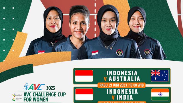 Jadwal Live Streaming AVC Challenge Cup 2023 : Timnas Putri Indonesia di Vidio