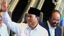 Sebelumnya Surya Paloh memberikan ucapan selamat kepada Prabowo-Gibran setelah hasil rekapitulasi KPU mengumumkan mereka sebagai pasangan terpilih dalam Pilpres 2024. (Liputan6.com/Angga Yuniar)