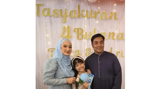 6 Momen Tasyakuran Kehamilan Istri Ustaz Riza Muhammad, Ungkap Jenis Kelamin Anak