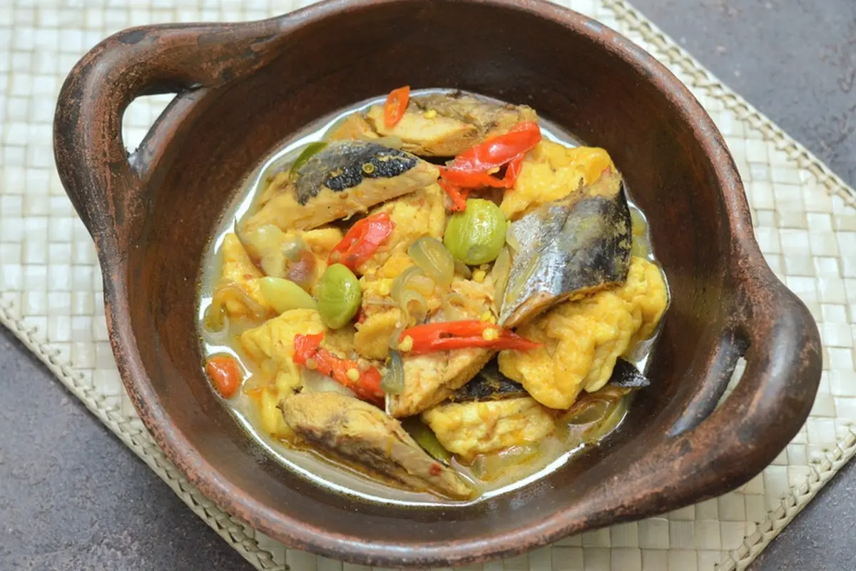 Ilustrasi sayur pindang