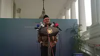 Menteri Pendidikan Dasar dan Menengah (Mendikdasmen) Abdul Mu'ti di Kompleks Istana Kepresidenan, Jakarta, Selasa (26/11/2024). (Tim News).