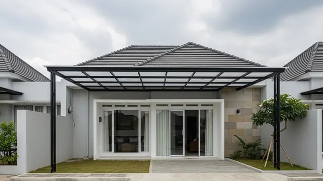 Ide Kanopi Teras Rumah Polycarbonate