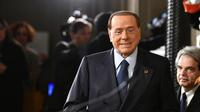 Silvio Berlusconi kecewa pada pemilik baru AC Milan. (AFP / VINCENZO PINTO)