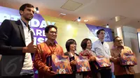 Perayaan ulang tahun Lazada Indonesia ke 5. Liputan6.com/ Agustinus Mario Damar