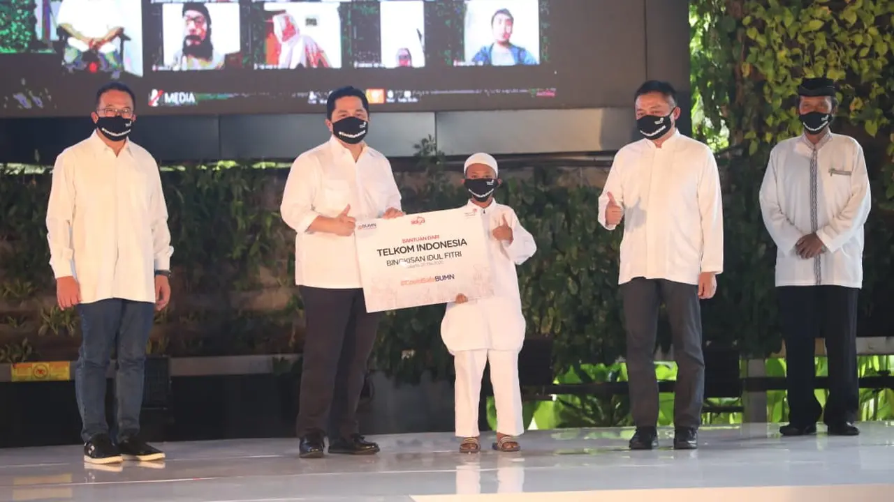 Donasi dari Menteri BUMN ke TelkomGroup