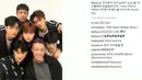 Grup iKON juga menyempatkan membuat konten Tik Tok, mereka menggunakan lagu DUMB&DUMBER sebagai backsound videonya. (Foto: instagram.com/tiktok_kr)