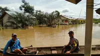 Banjir meluas di Indragiri Hulu (Liputan6.com/M Syukur)