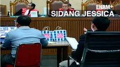 Saksi ahli digital forensik Muhammad Nuh Al-Azhar membeberkan kejanggalan aktivitas Jessica saat terekam CCTV.