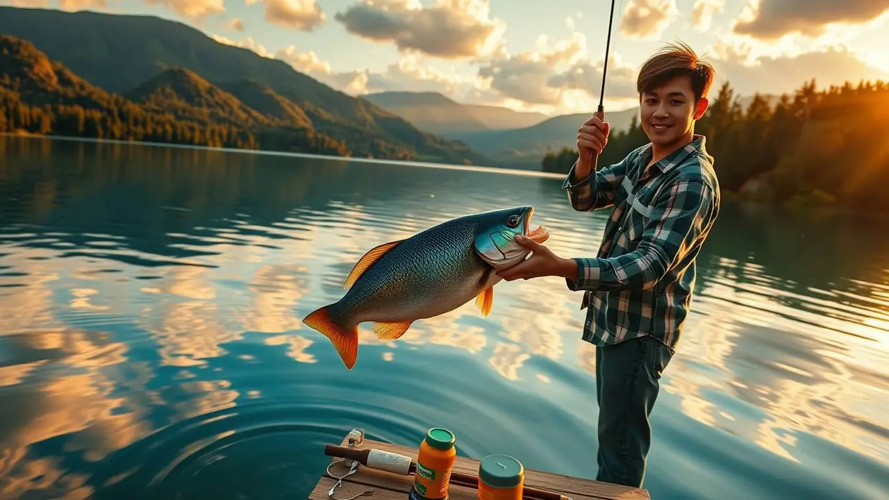 arti mimpi mancing dapat ikan besar